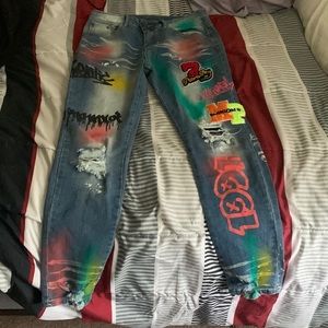 Graffiti jeans